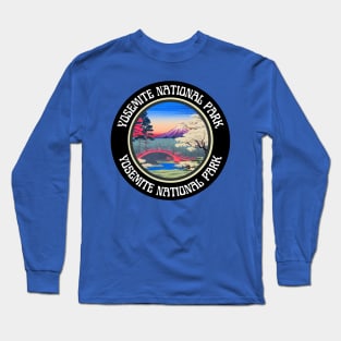 At the Yosemite National Park Japanese Lake Life Long Sleeve T-Shirt